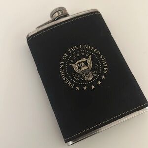 Black POTUS flask.